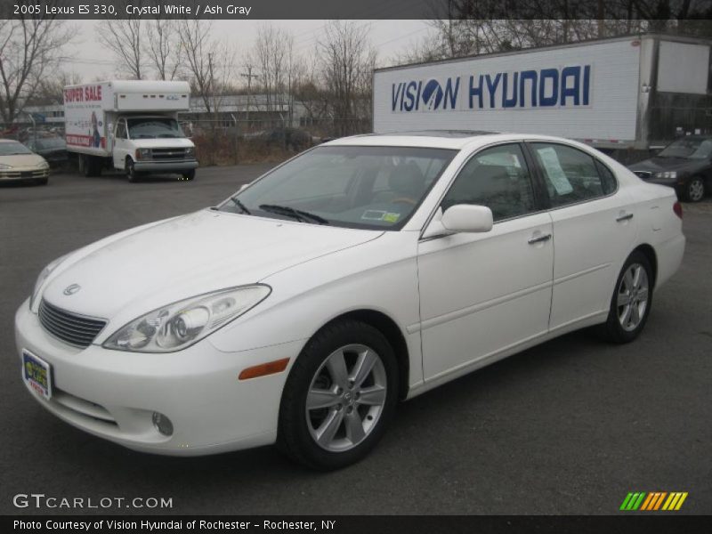 Crystal White / Ash Gray 2005 Lexus ES 330