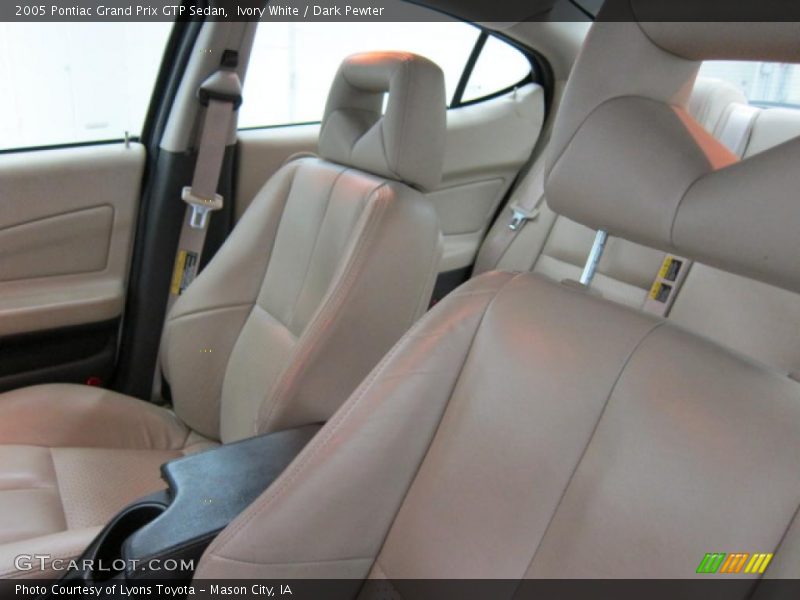 Ivory White / Dark Pewter 2005 Pontiac Grand Prix GTP Sedan