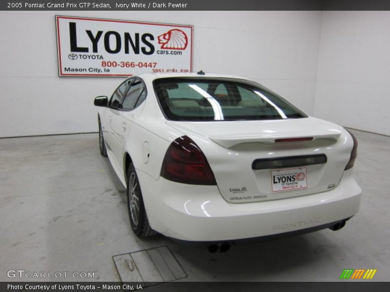 Ivory White / Dark Pewter 2005 Pontiac Grand Prix GTP Sedan