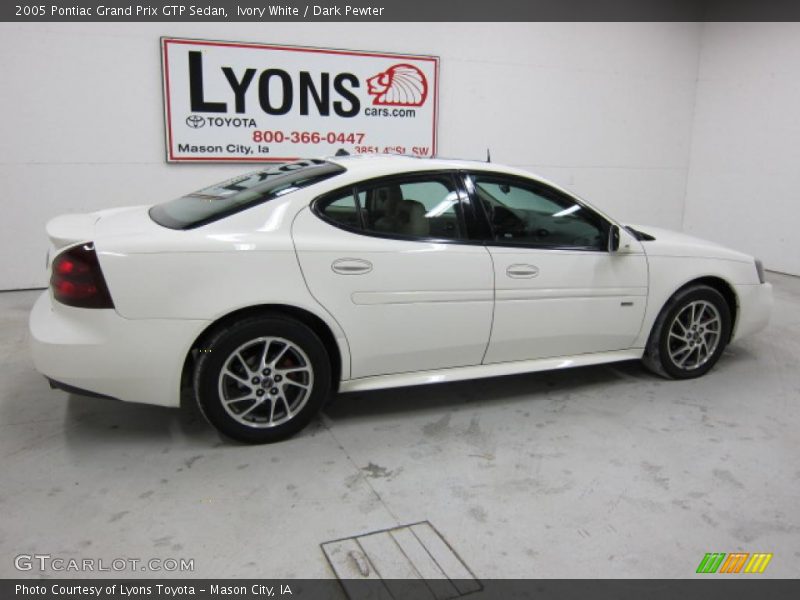 Ivory White / Dark Pewter 2005 Pontiac Grand Prix GTP Sedan