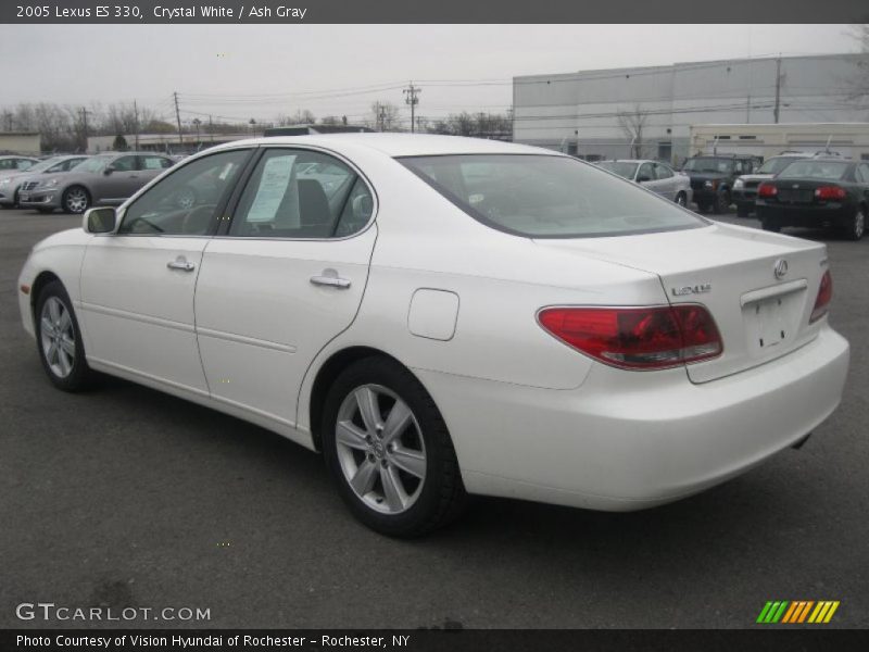 Crystal White / Ash Gray 2005 Lexus ES 330