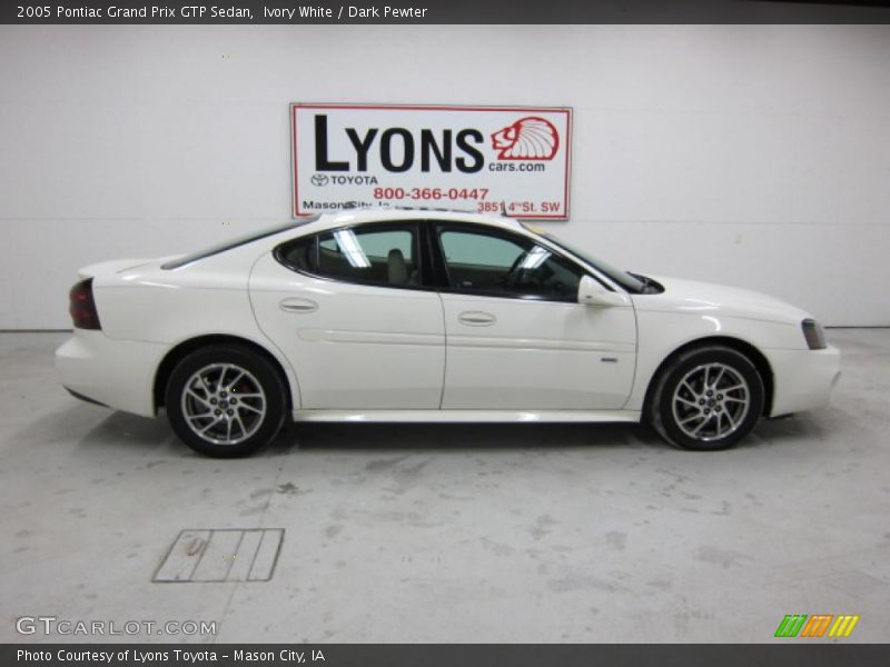 Ivory White / Dark Pewter 2005 Pontiac Grand Prix GTP Sedan