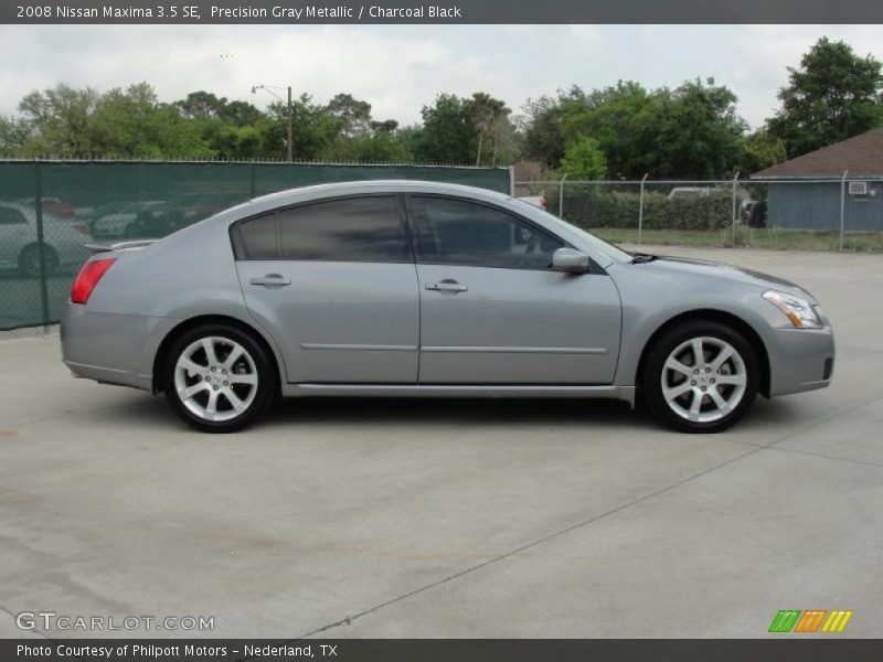 Precision Gray Metallic / Charcoal Black 2008 Nissan Maxima 3.5 SE