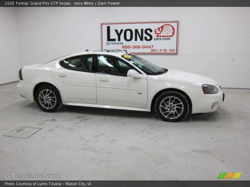 Ivory White / Dark Pewter 2005 Pontiac Grand Prix GTP Sedan
