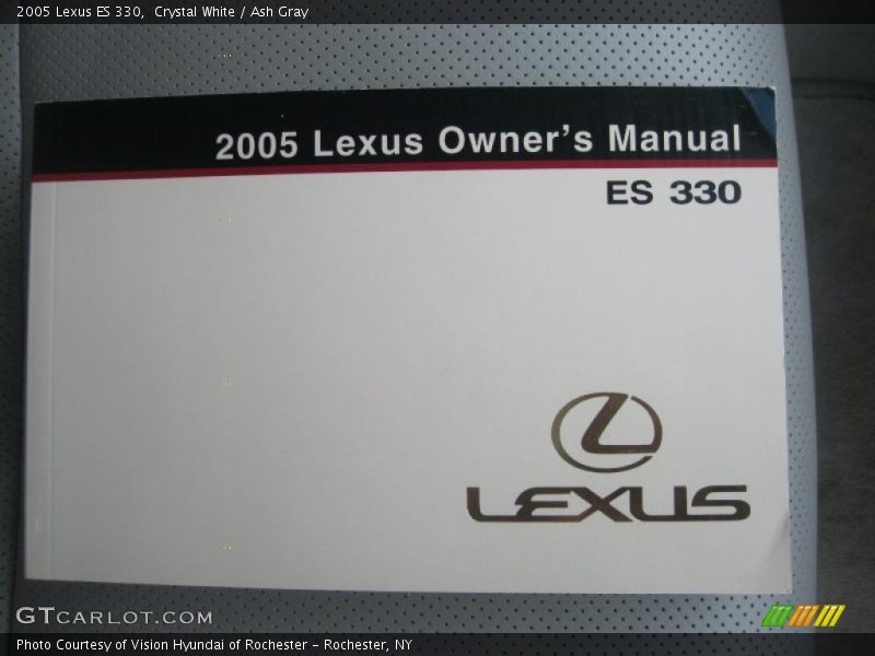 Crystal White / Ash Gray 2005 Lexus ES 330
