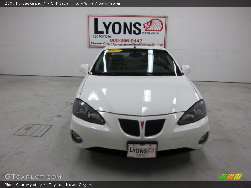 Ivory White / Dark Pewter 2005 Pontiac Grand Prix GTP Sedan
