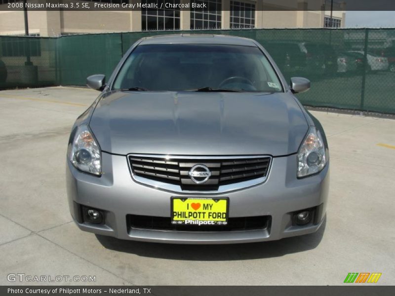 Precision Gray Metallic / Charcoal Black 2008 Nissan Maxima 3.5 SE