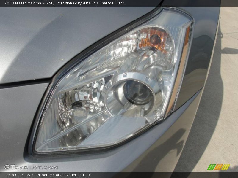 Precision Gray Metallic / Charcoal Black 2008 Nissan Maxima 3.5 SE