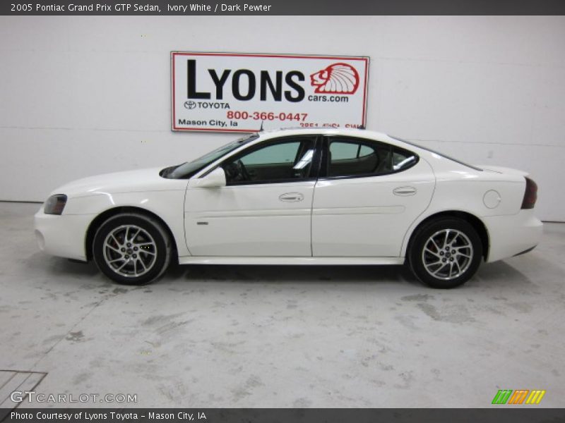 Ivory White / Dark Pewter 2005 Pontiac Grand Prix GTP Sedan