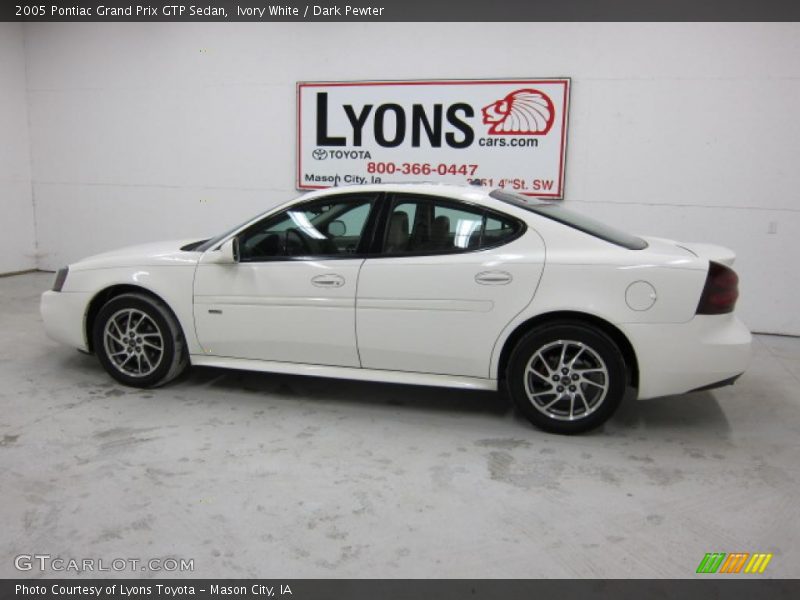 Ivory White / Dark Pewter 2005 Pontiac Grand Prix GTP Sedan
