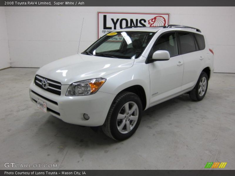 Super White / Ash 2008 Toyota RAV4 Limited
