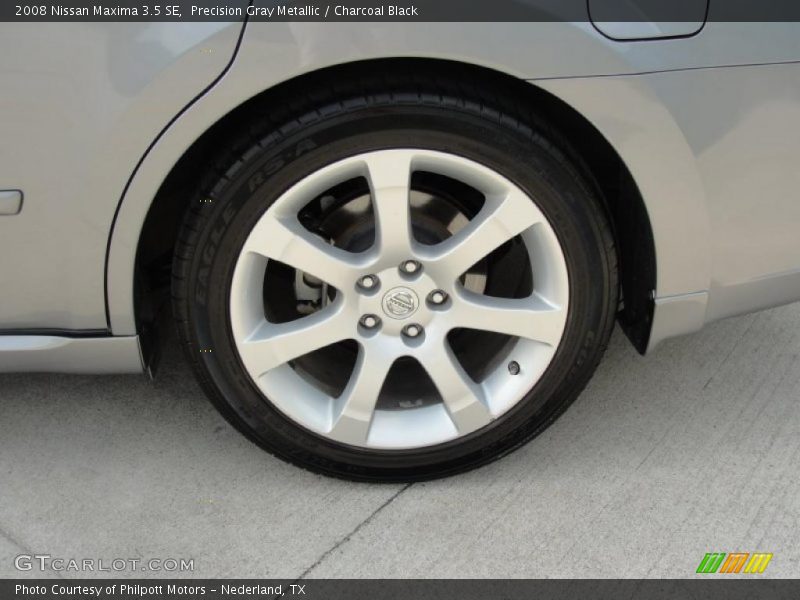 Precision Gray Metallic / Charcoal Black 2008 Nissan Maxima 3.5 SE