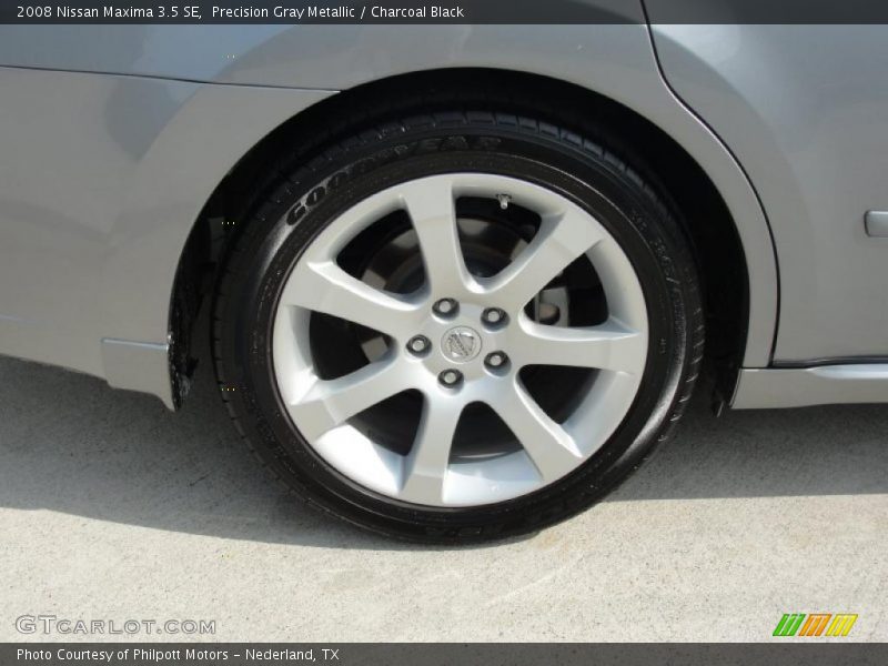 Precision Gray Metallic / Charcoal Black 2008 Nissan Maxima 3.5 SE