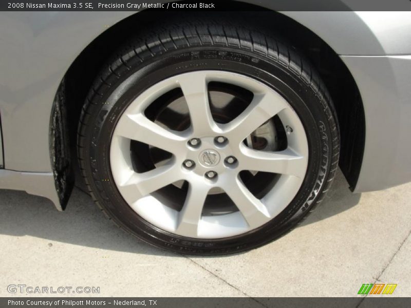 Precision Gray Metallic / Charcoal Black 2008 Nissan Maxima 3.5 SE