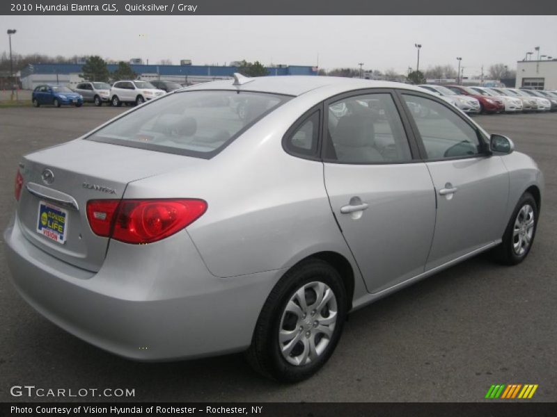 Quicksilver / Gray 2010 Hyundai Elantra GLS