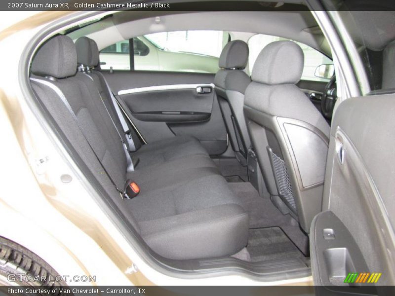 Golden Cashmere Metallic / Black 2007 Saturn Aura XR