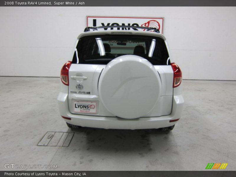 Super White / Ash 2008 Toyota RAV4 Limited
