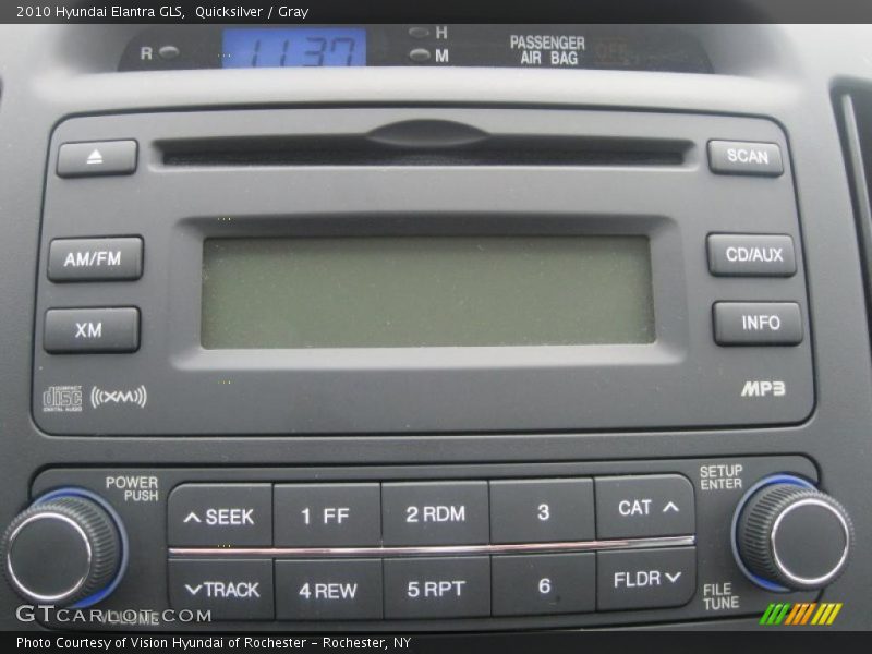 Quicksilver / Gray 2010 Hyundai Elantra GLS