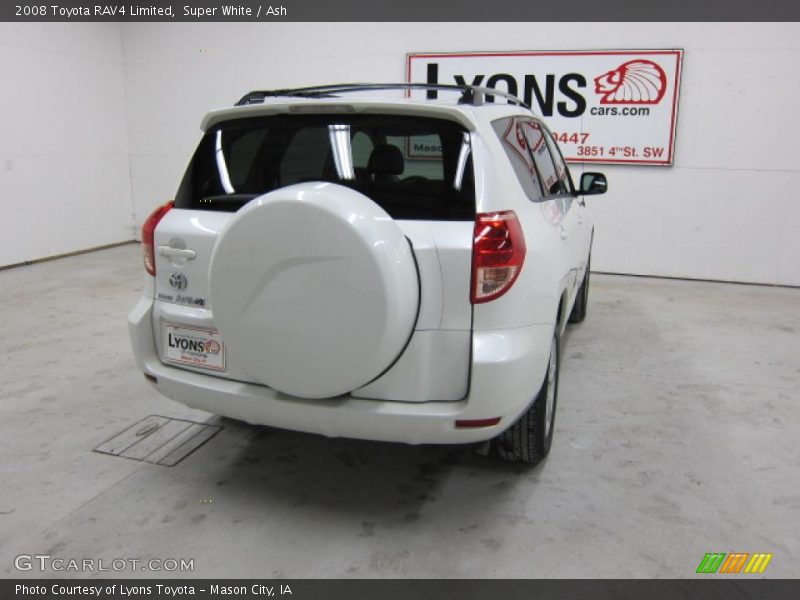 Super White / Ash 2008 Toyota RAV4 Limited