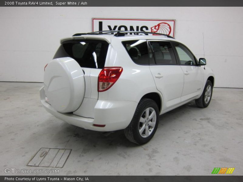 Super White / Ash 2008 Toyota RAV4 Limited