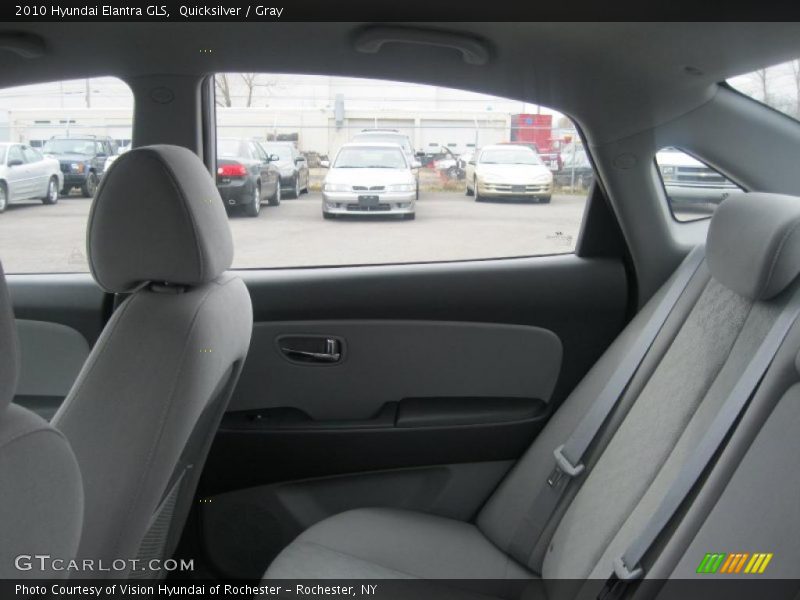 Quicksilver / Gray 2010 Hyundai Elantra GLS