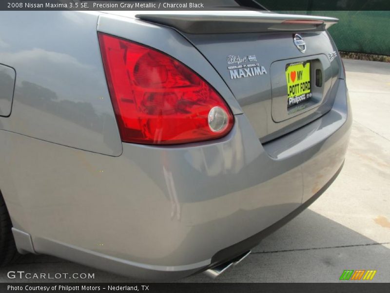 Precision Gray Metallic / Charcoal Black 2008 Nissan Maxima 3.5 SE