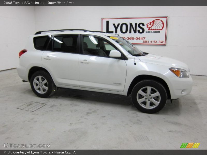 Super White / Ash 2008 Toyota RAV4 Limited