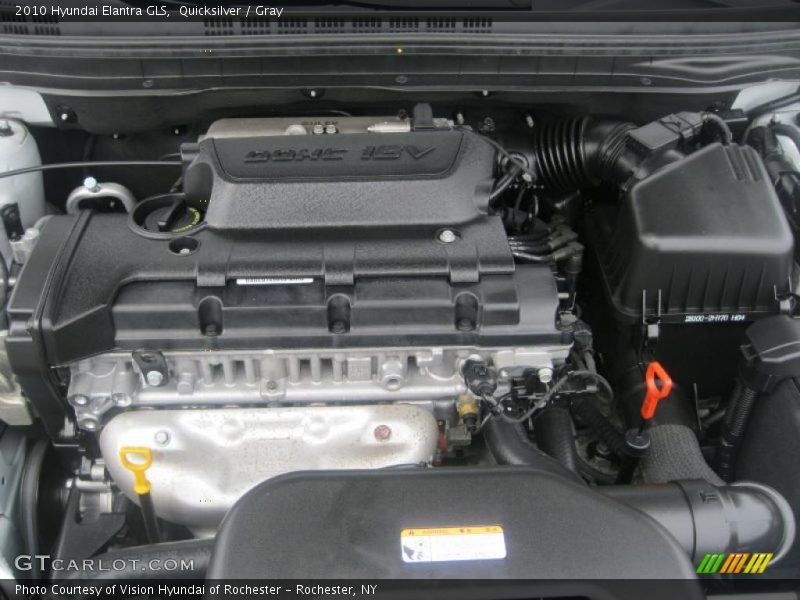Quicksilver / Gray 2010 Hyundai Elantra GLS