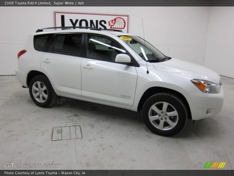 Super White / Ash 2008 Toyota RAV4 Limited