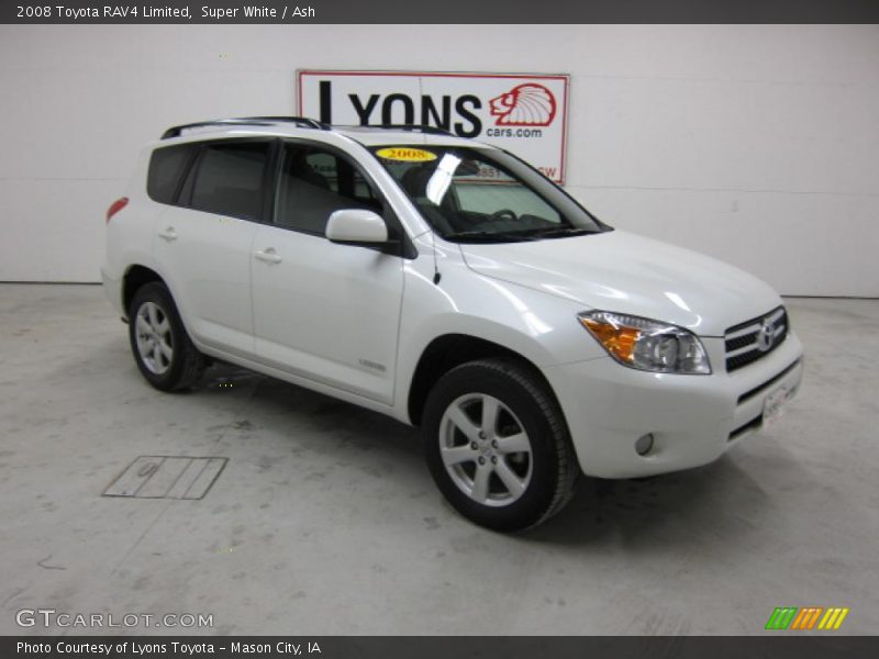 Super White / Ash 2008 Toyota RAV4 Limited