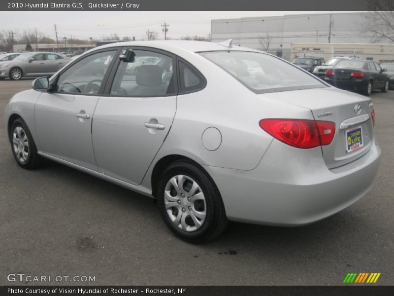 Quicksilver / Gray 2010 Hyundai Elantra GLS