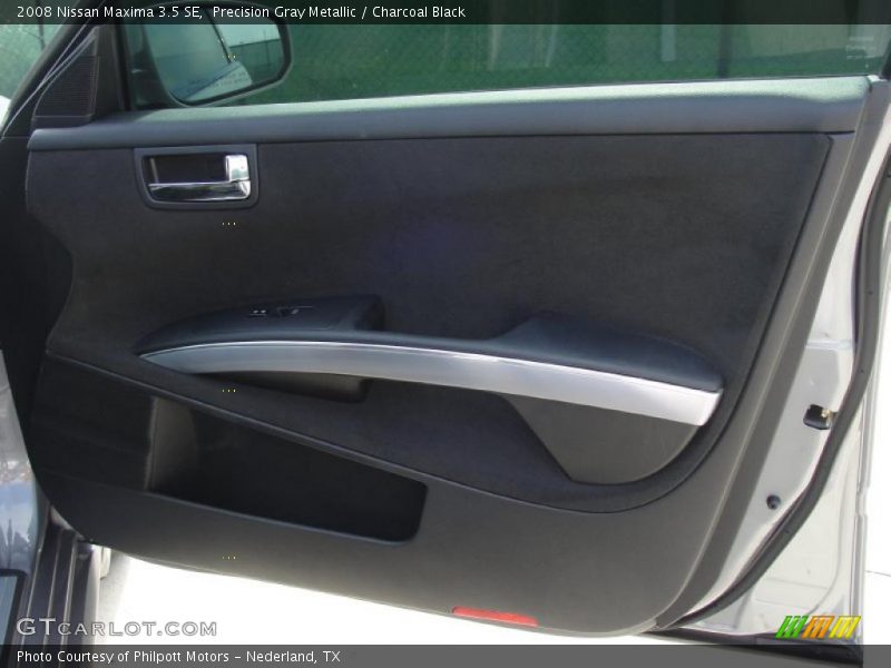 Precision Gray Metallic / Charcoal Black 2008 Nissan Maxima 3.5 SE