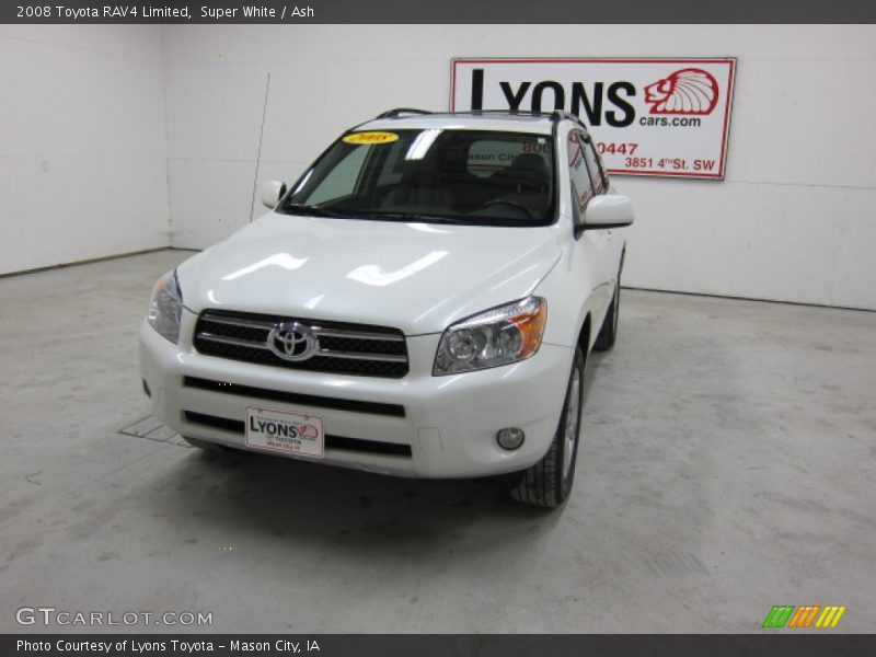 Super White / Ash 2008 Toyota RAV4 Limited