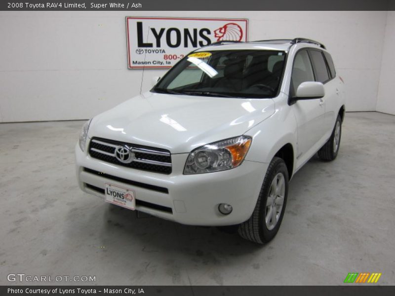 Super White / Ash 2008 Toyota RAV4 Limited