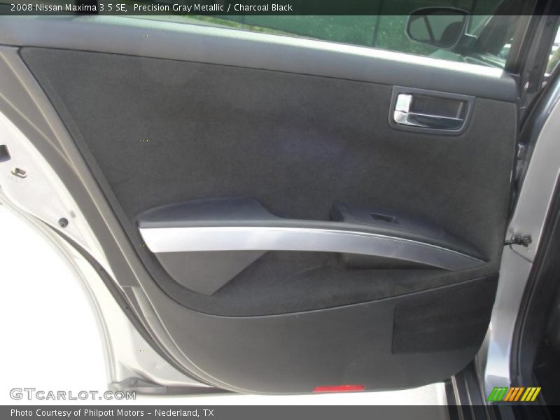 Precision Gray Metallic / Charcoal Black 2008 Nissan Maxima 3.5 SE