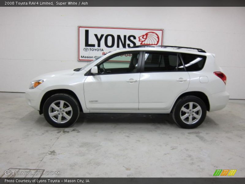 Super White / Ash 2008 Toyota RAV4 Limited