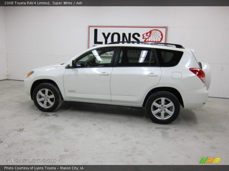 Super White / Ash 2008 Toyota RAV4 Limited