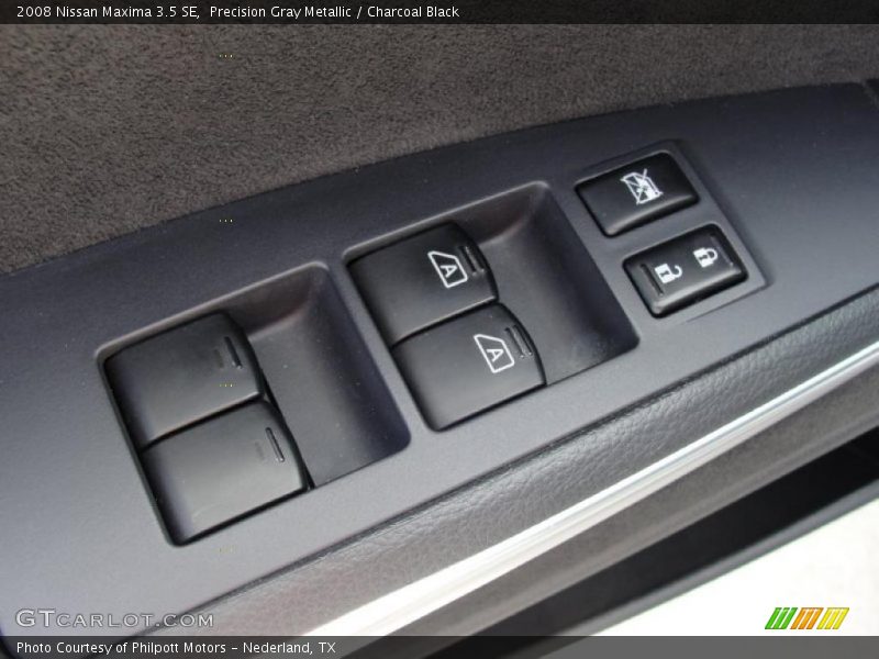 Precision Gray Metallic / Charcoal Black 2008 Nissan Maxima 3.5 SE