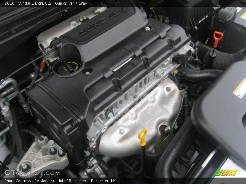 Quicksilver / Gray 2010 Hyundai Elantra GLS