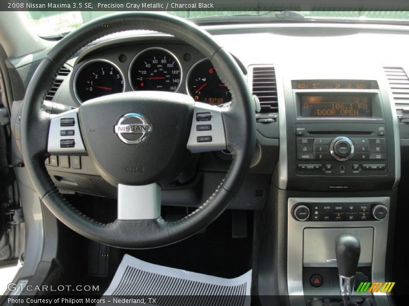 Precision Gray Metallic / Charcoal Black 2008 Nissan Maxima 3.5 SE