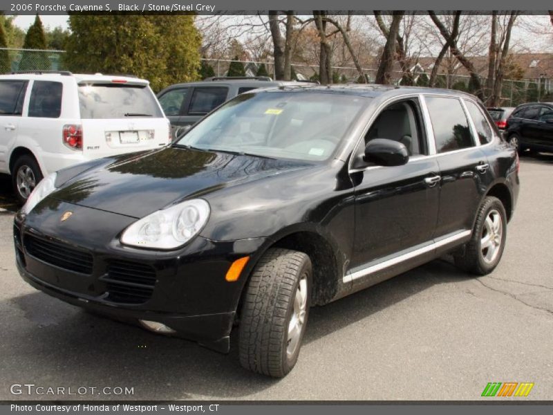 Black / Stone/Steel Grey 2006 Porsche Cayenne S