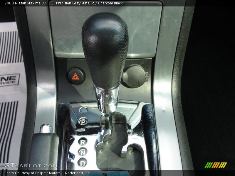 Precision Gray Metallic / Charcoal Black 2008 Nissan Maxima 3.5 SE