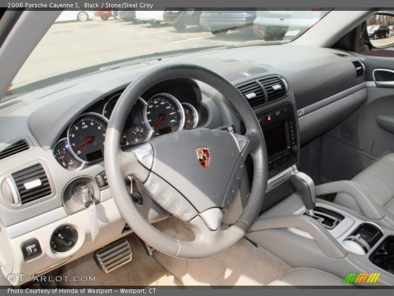 Black / Stone/Steel Grey 2006 Porsche Cayenne S
