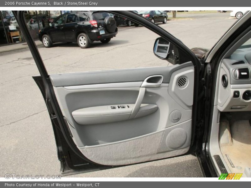 Black / Stone/Steel Grey 2006 Porsche Cayenne S