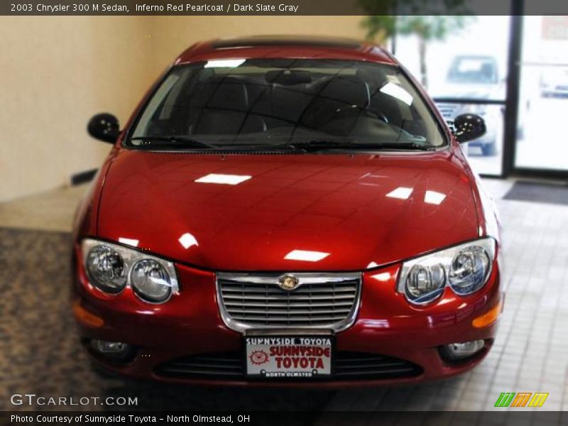 Inferno Red Pearlcoat / Dark Slate Gray 2003 Chrysler 300 M Sedan