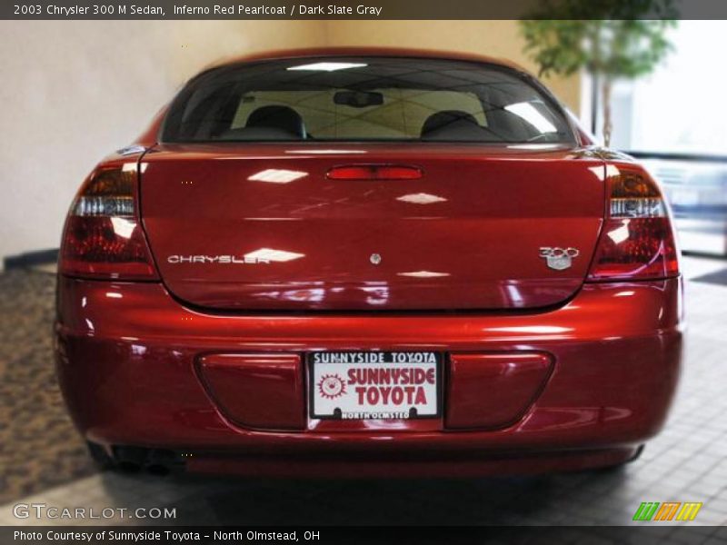 Inferno Red Pearlcoat / Dark Slate Gray 2003 Chrysler 300 M Sedan