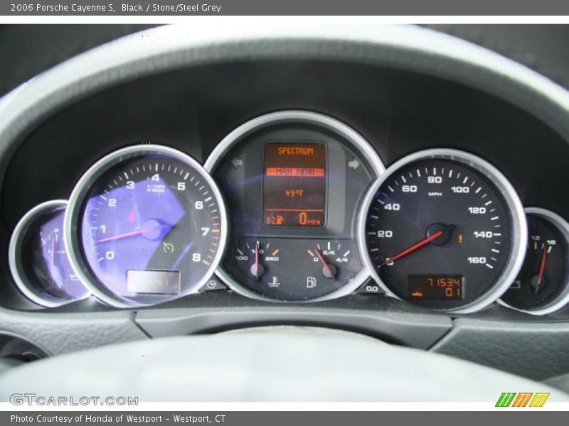 Black / Stone/Steel Grey 2006 Porsche Cayenne S
