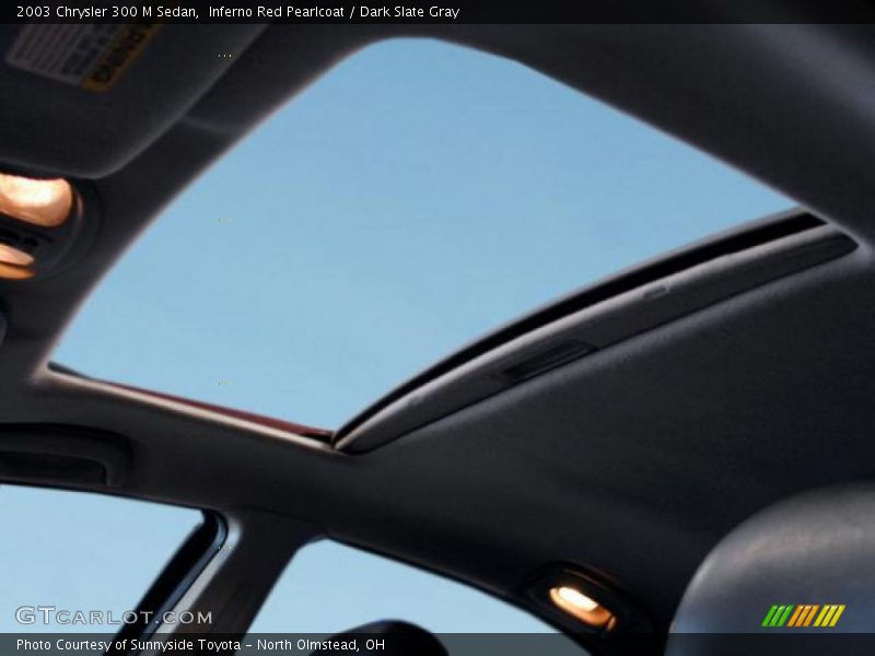 Inferno Red Pearlcoat / Dark Slate Gray 2003 Chrysler 300 M Sedan