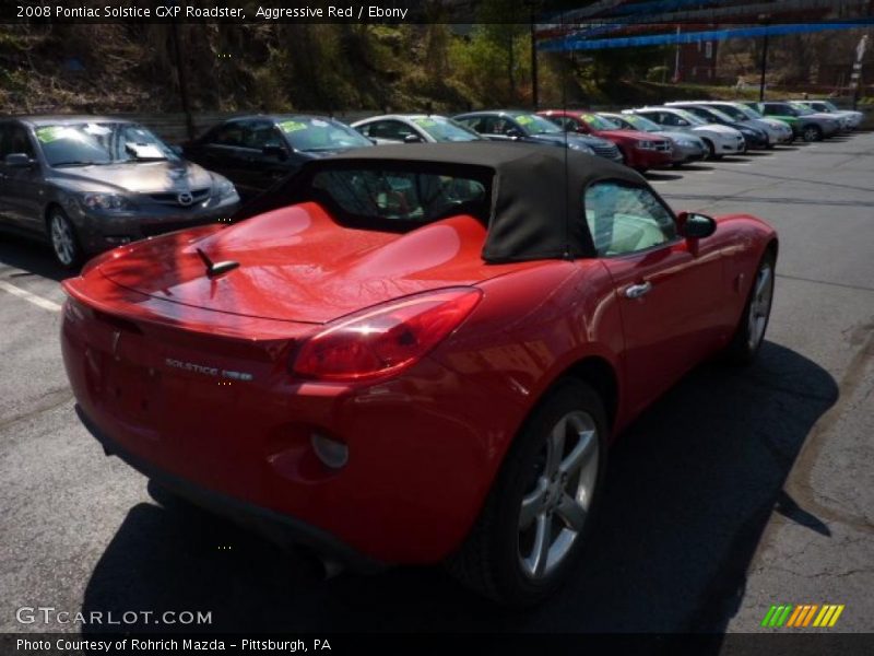 Aggressive Red / Ebony 2008 Pontiac Solstice GXP Roadster
