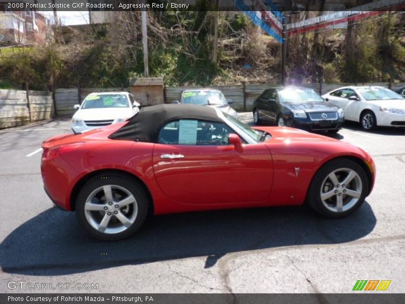 Aggressive Red / Ebony 2008 Pontiac Solstice GXP Roadster